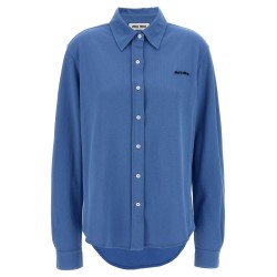 Piqué cotton shirt