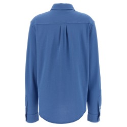 Piqué cotton shirt