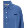 Piqué cotton shirt