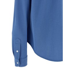Piqué cotton shirt