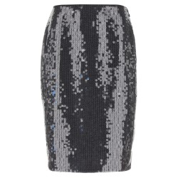 'Net Sequin Midi' skirt