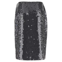 'Net Sequin Midi' skirt