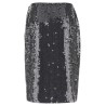 'Net Sequin Midi' skirt