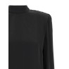 'Satin Drapy Back' top