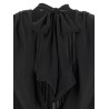 'Satin Drapy Back' top