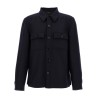 'Double Splittable Light Wool' overshirt