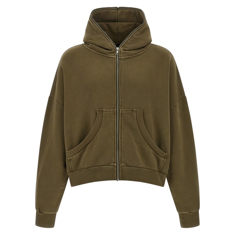 'Eternal Zip Washed' hoodie