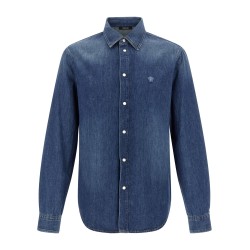'Medusa' patch shirt