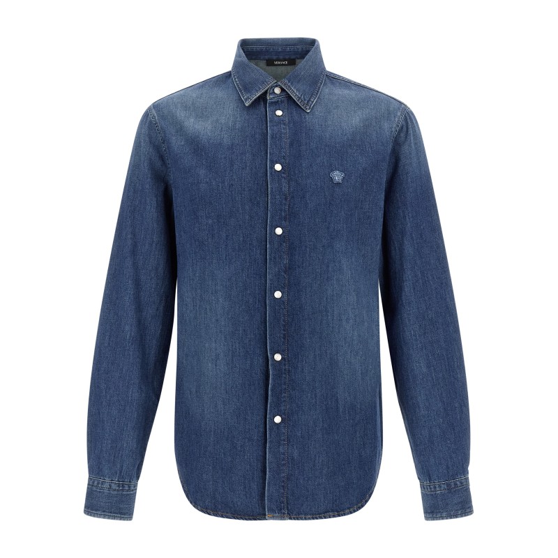 'Medusa' patch shirt