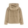 Eco fur hooded