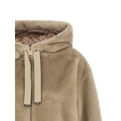 Eco fur hooded