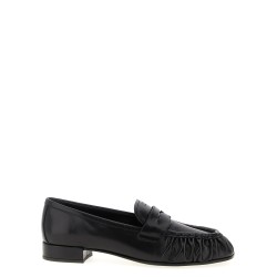 Curled toe moccasins