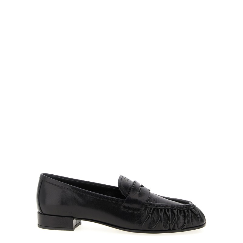 Curled toe moccasins