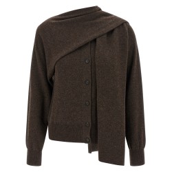 Scarf cardigan