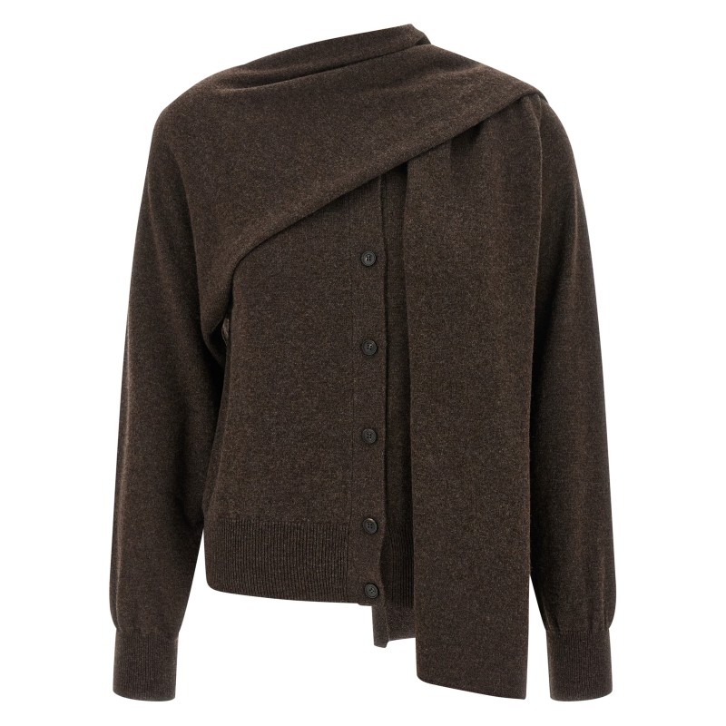 Scarf cardigan