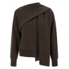 Scarf cardigan