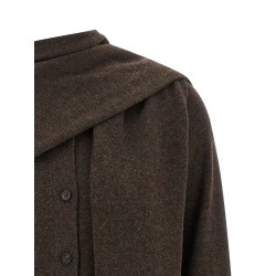 Scarf cardigan