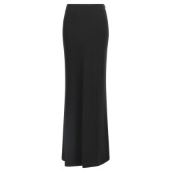 Long silk skirt