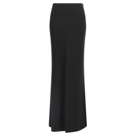Long silk skirt