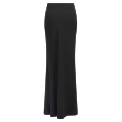 Long silk skirt
