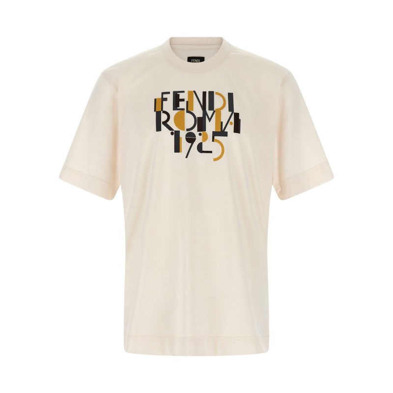 'Fendi Roma 1925' print T-shirt