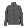 'Leather Patch Pocket' sweater