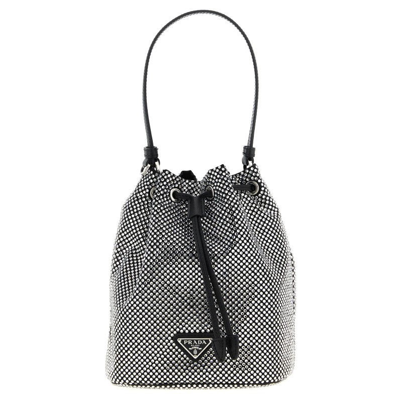 'Crystal' bucket bag