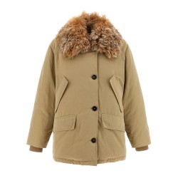 Fur collar jacket