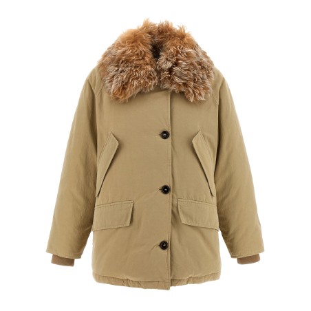 Fur collar jacket