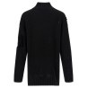 Macramé insert sweater
