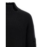 Macramé insert sweater
