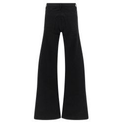 Curved waist jeans