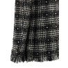 Tweed and rhinestone blazer
