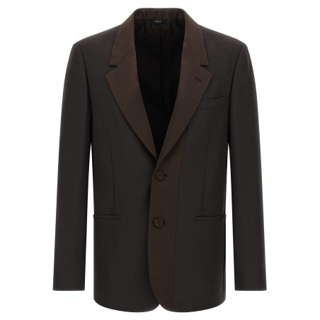 Crepe wool blazer