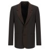 Crepe wool blazer