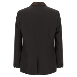 Crepe wool blazer