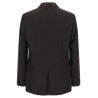 Crepe wool blazer