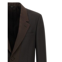 Crepe wool blazer