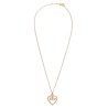 Strass logo necklace