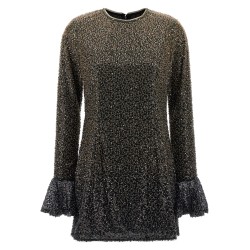 'Beaded Ls Mini' dress