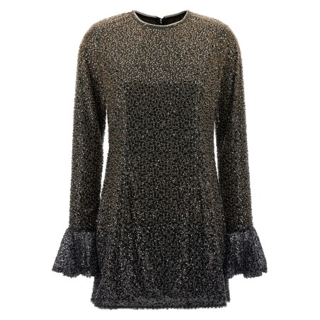 'Beaded Ls Mini' dress