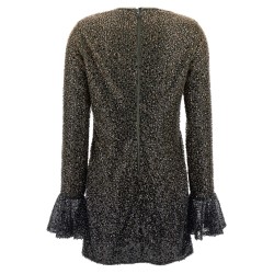 'Beaded Ls Mini' dress