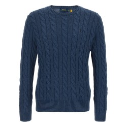 Cotton braided sweater