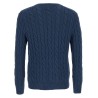 Cotton braided sweater