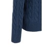 Cotton braided sweater