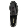 Brushed leather loafers