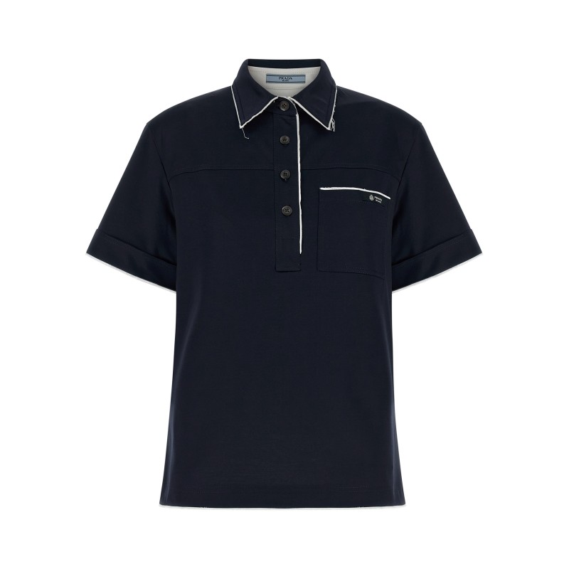 Double-layer polo shirt