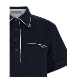 Double-layer polo shirt