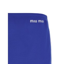 Logo embroidery skirt