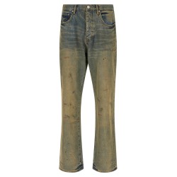 'P011 Dirty Oil Repair' jeans